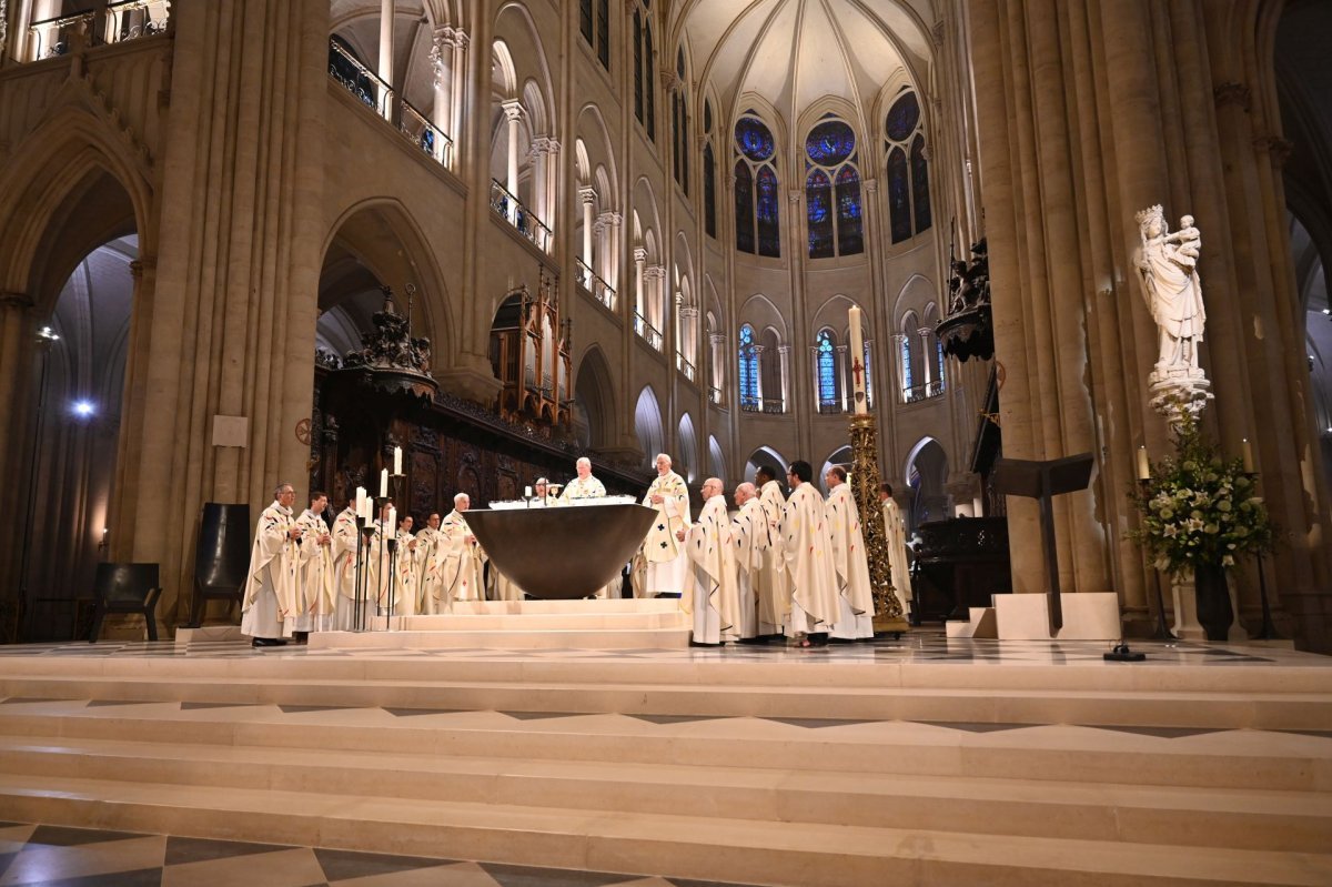 Messe des Jeunes à Notre-Dame de Paris. © Marie-Christine Bertin / Diocèse de Paris.