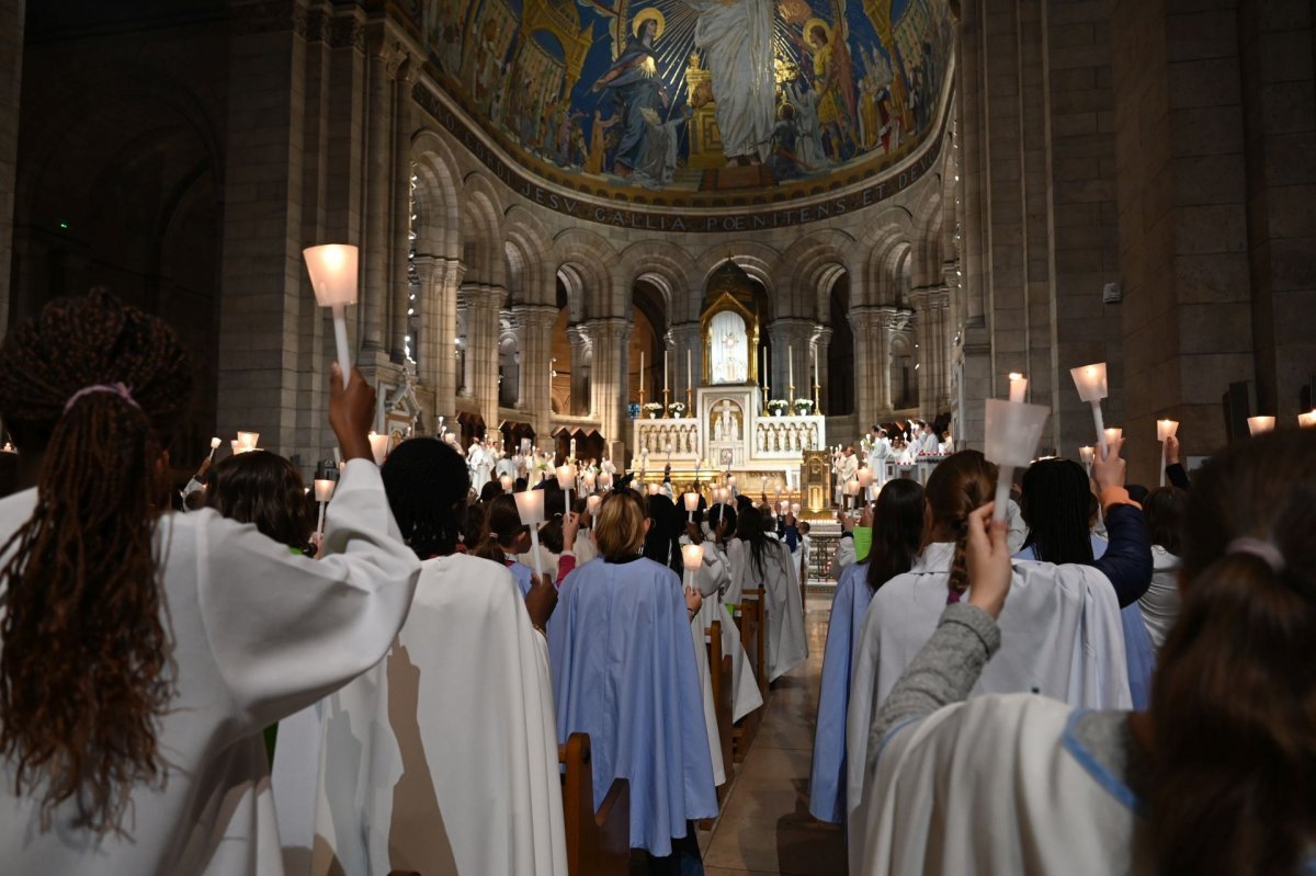 Rassemblement des jeunes au service de la liturgie 2023. © Marie-Christine Bertin / Diocèse de Paris.