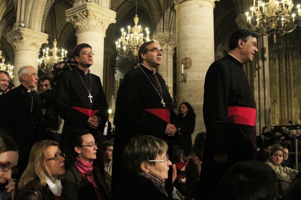 Le Parvis des Gentils le 25 mars 2011 à Notre-Dame de Paris. Photo Yannick Boschat 