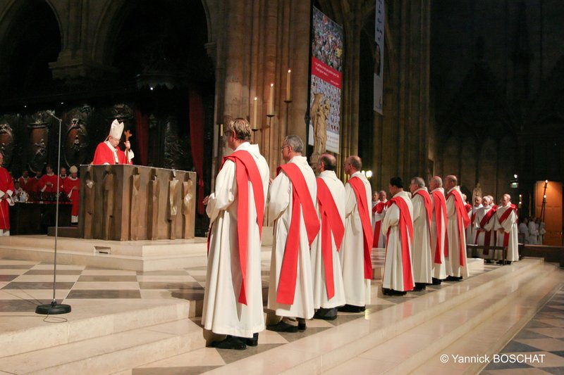 Octobre 2009 : Ordinations de 8 diacres permanents. 