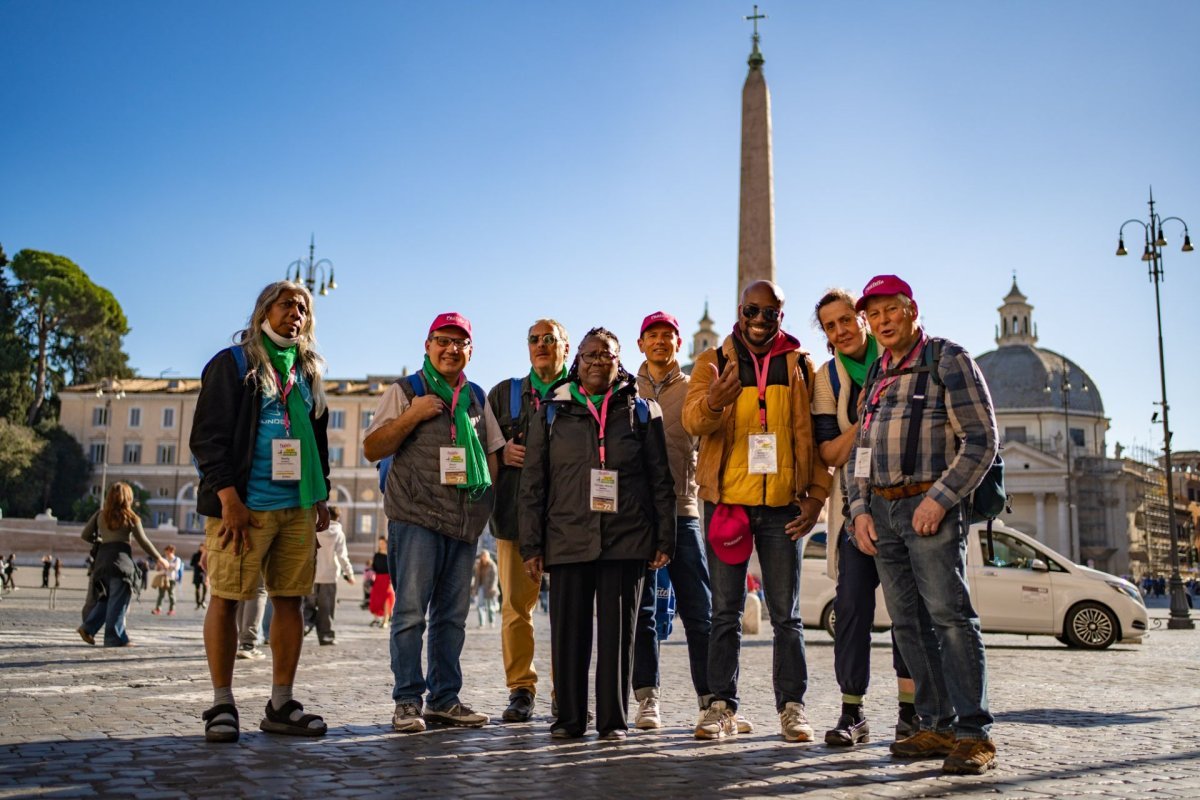 Jubilé des Pauvres à Rome avec Fratello. © Marine Clerc.