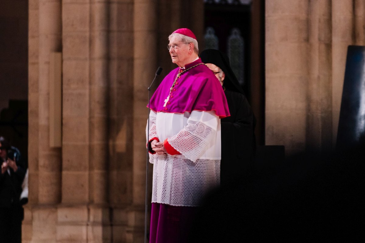 Célébration œcuménique du mystère de Pâques 2025. © Anh de France.