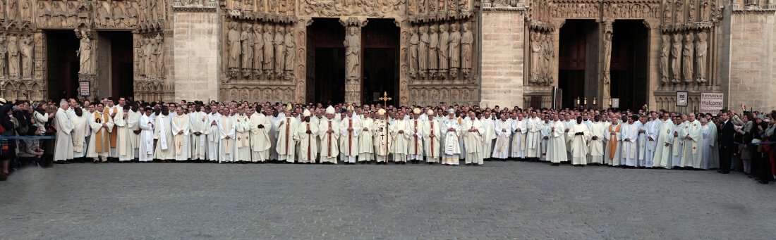 Procession de sortie. © Yannick Boschat / Diocèse de Paris.