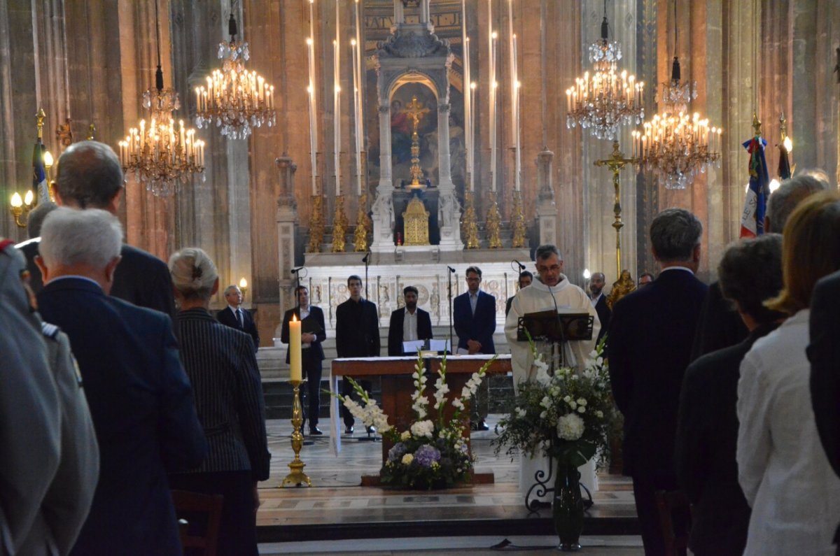 Messe pour l'anniversaire de la Libération de Paris 2019. © Michel Pourny / Diocèse de Paris.