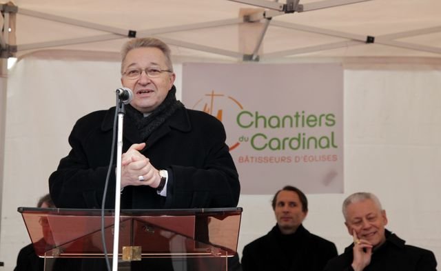 Le cardinal André Vingt-Trois, archevêque de Paris. © Yannick Boschat.