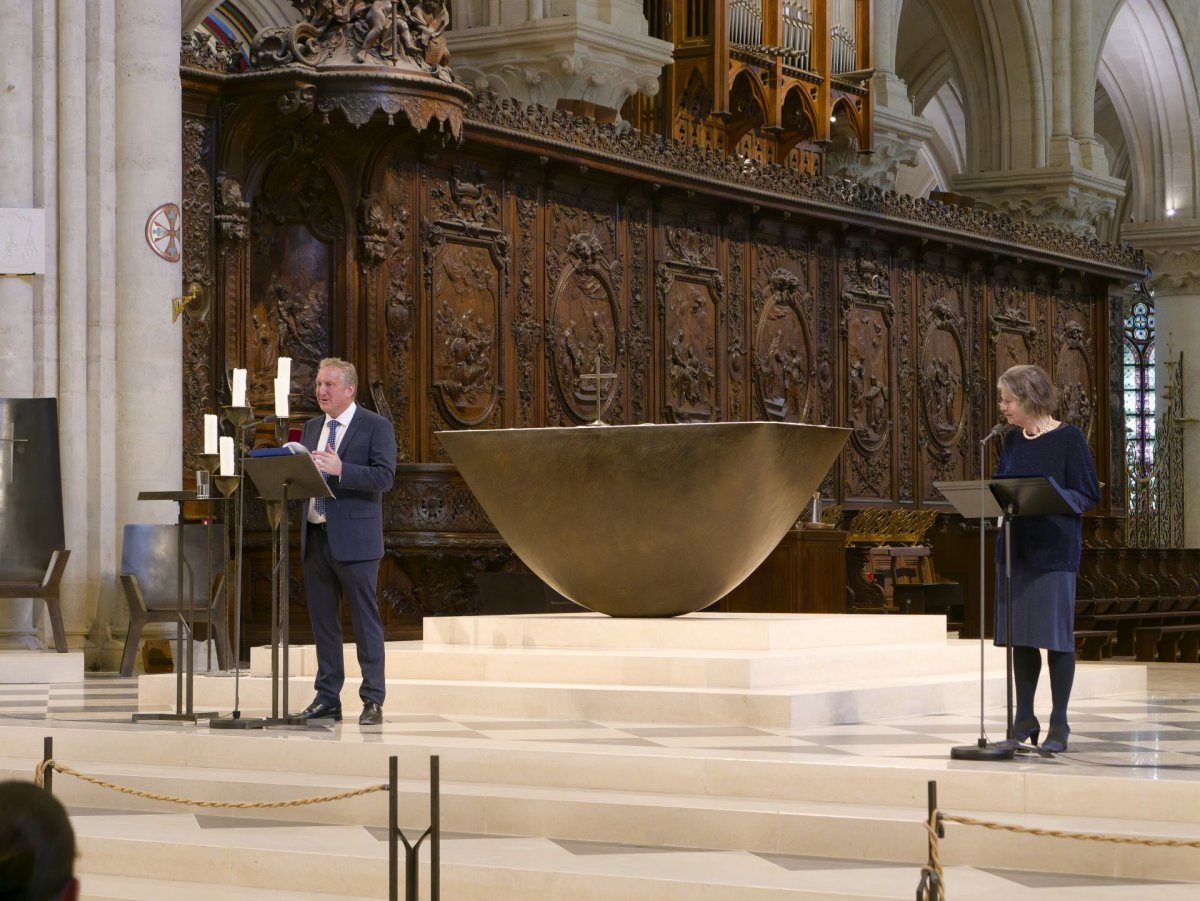Conférence de carême de Notre-Dame de Paris : “La Femme de l'Apocalypse,. © Yannick Boschat / Diocèse de Paris.