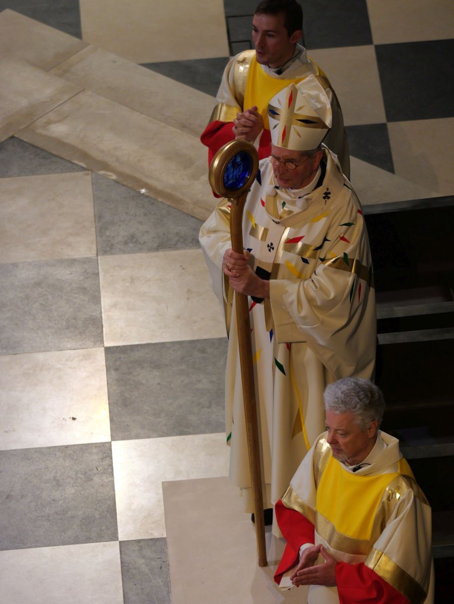 Messe de consécration de l'autel de Notre-Dame de Paris. © Yannick Boschat / Diocèse de Paris.