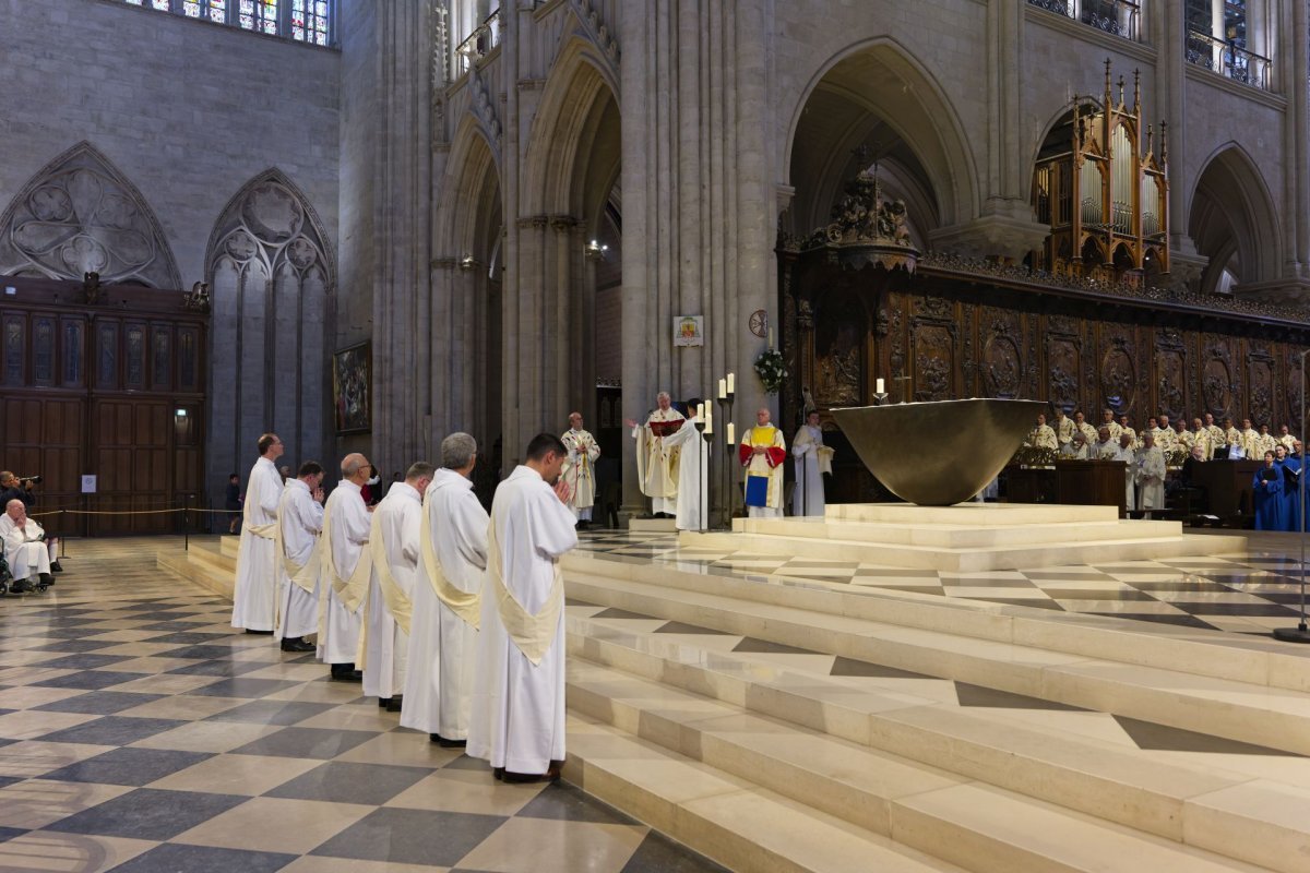 Ordinations des diacres permanents 2026. © Yannick Boschat / Diocèse de Paris.