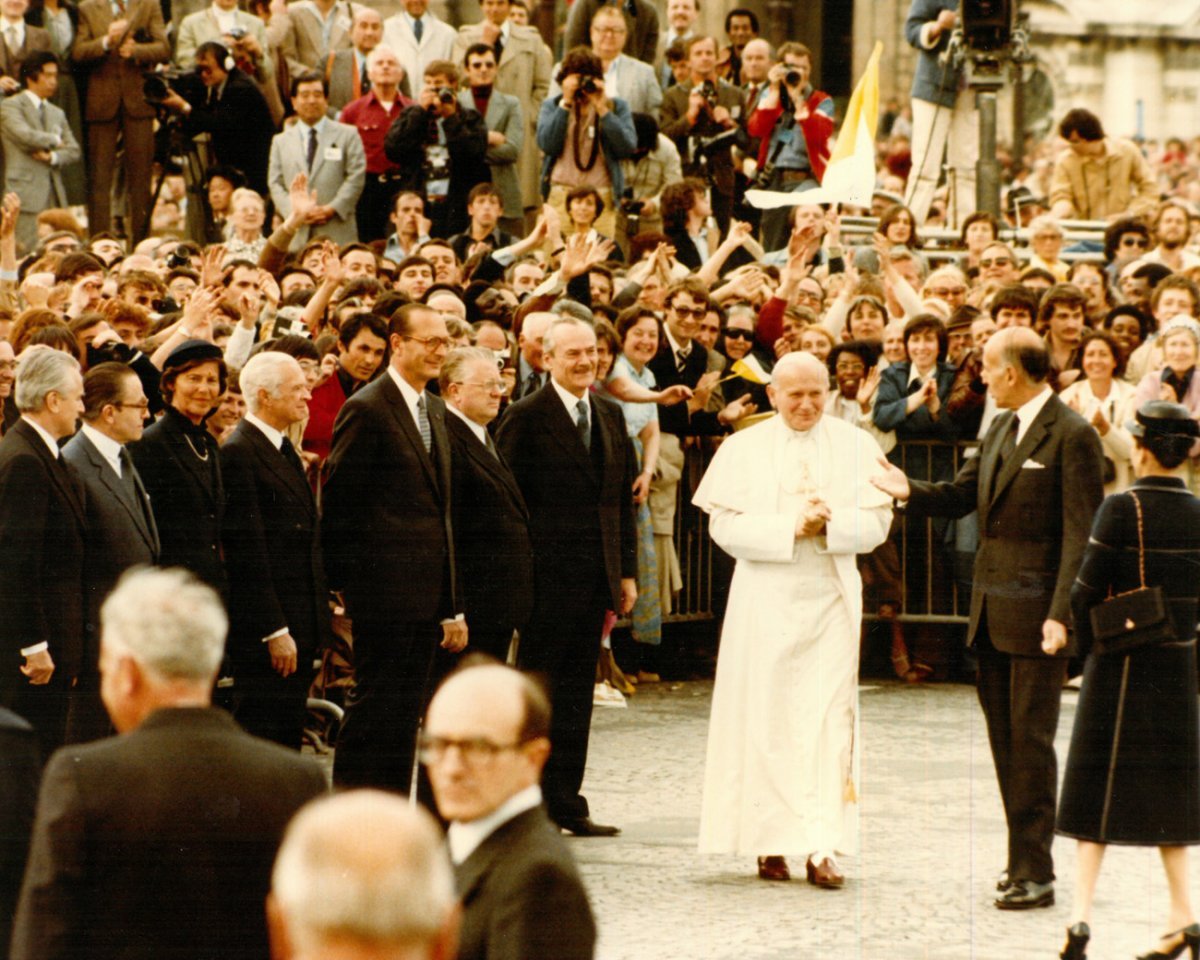 Voyage apostolique de Jean-Paul II à Paris en 1980. © Felici Roma / Archives Historiques du diocèse de Paris.