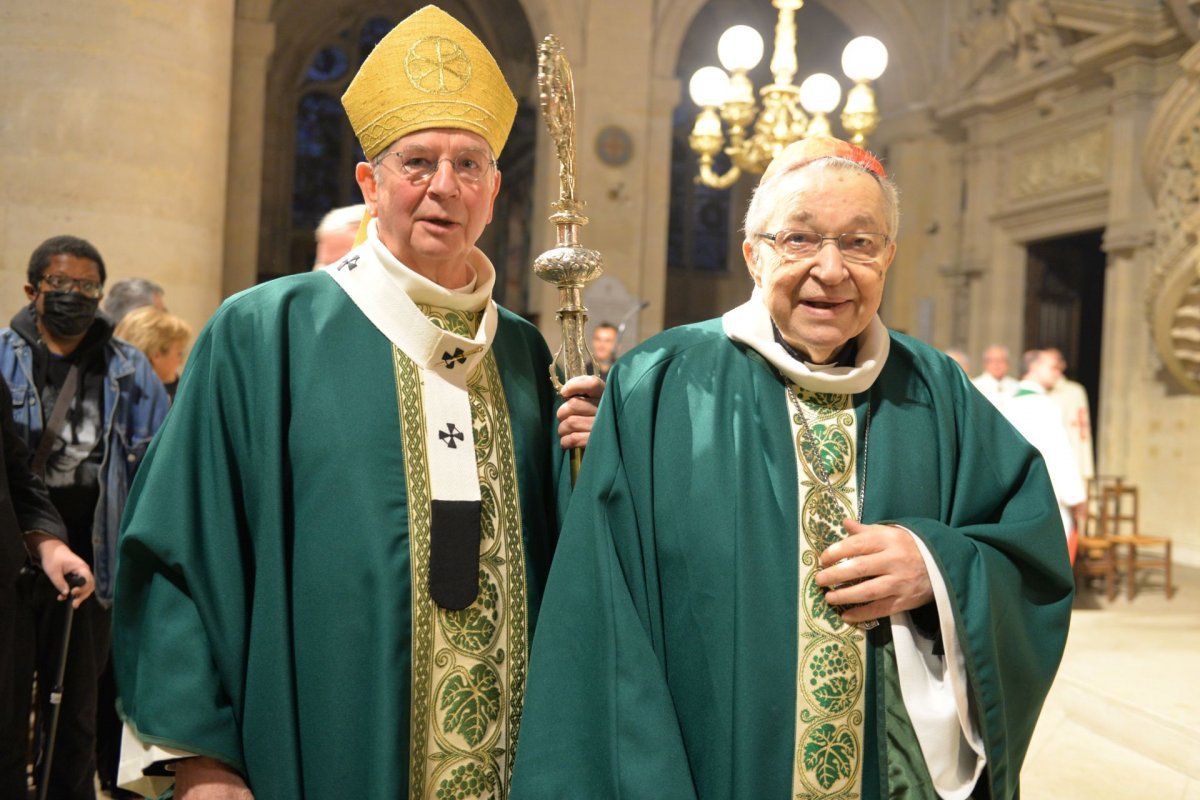 Anniversaire du cardinal André Vingt-Trois. Dimanche 13 novembre 2022. © Marie-Christine Bertin / Diocèse de Paris.