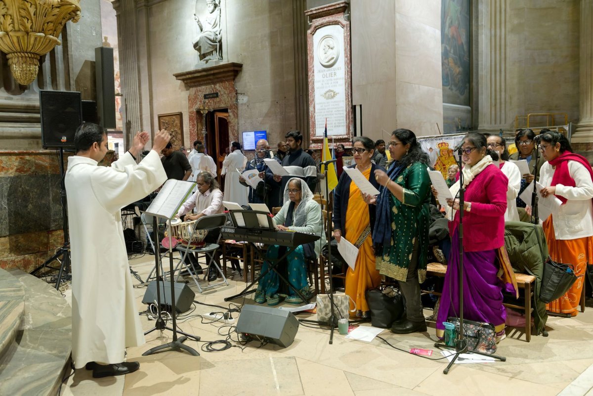 Veillée de prière annuelle à Notre Dame de la Santé. © Trung Hieu Do / Diocèse de Paris.