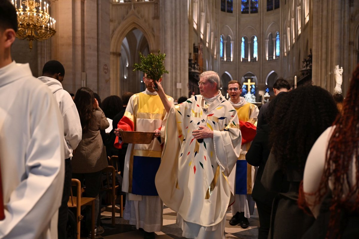 Messe des Jeunes à Notre-Dame de Paris. © Marie-Christine Bertin / Diocèse de Paris.