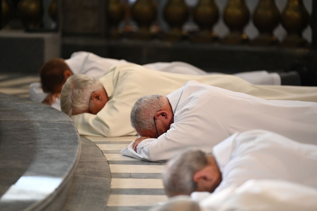 Ordinations des diacres permanents 2024. © Marie-Christine Bertin / Diocèse de Paris.