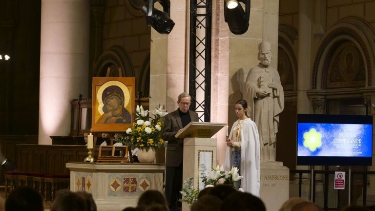 Nuit de l'Espérance à Saint-Ambroise. (c) Yannick Boschat / Diocèse de Paris.