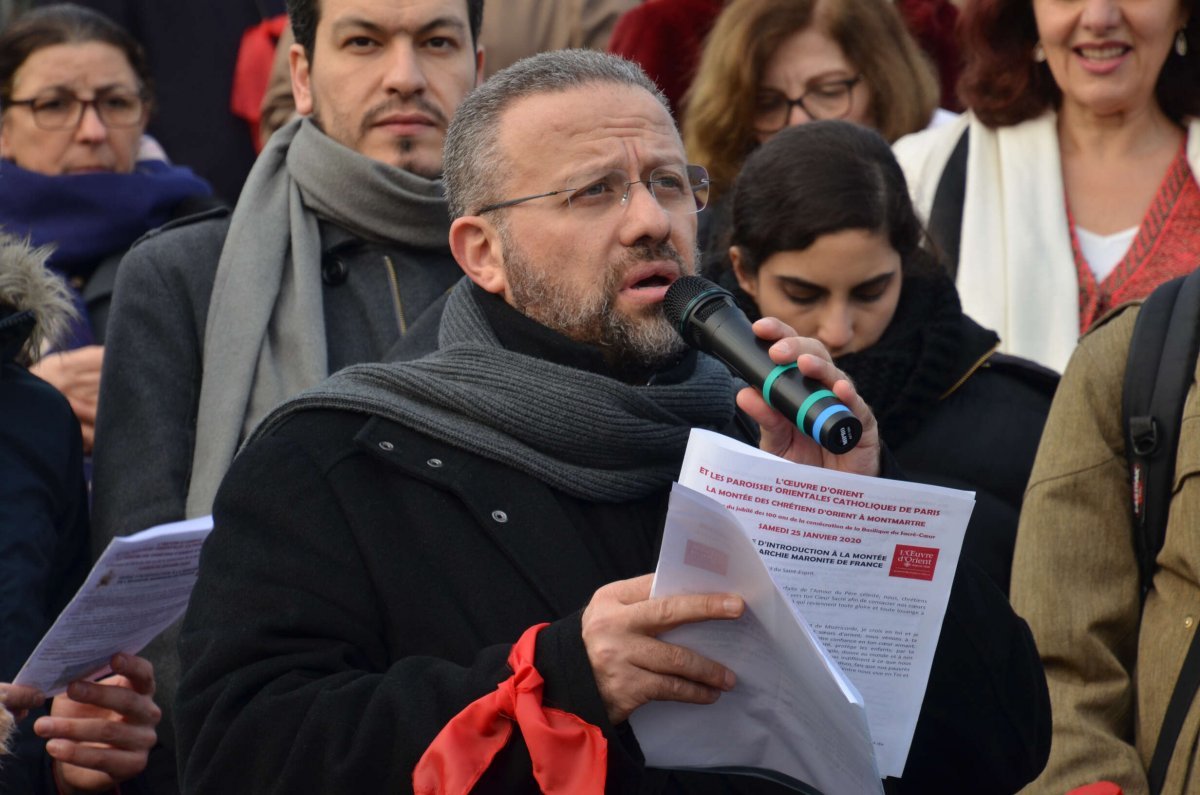 Montée jubilaire des chrétiens d'Orient. © Michel Pourny / Diocèse de Paris.