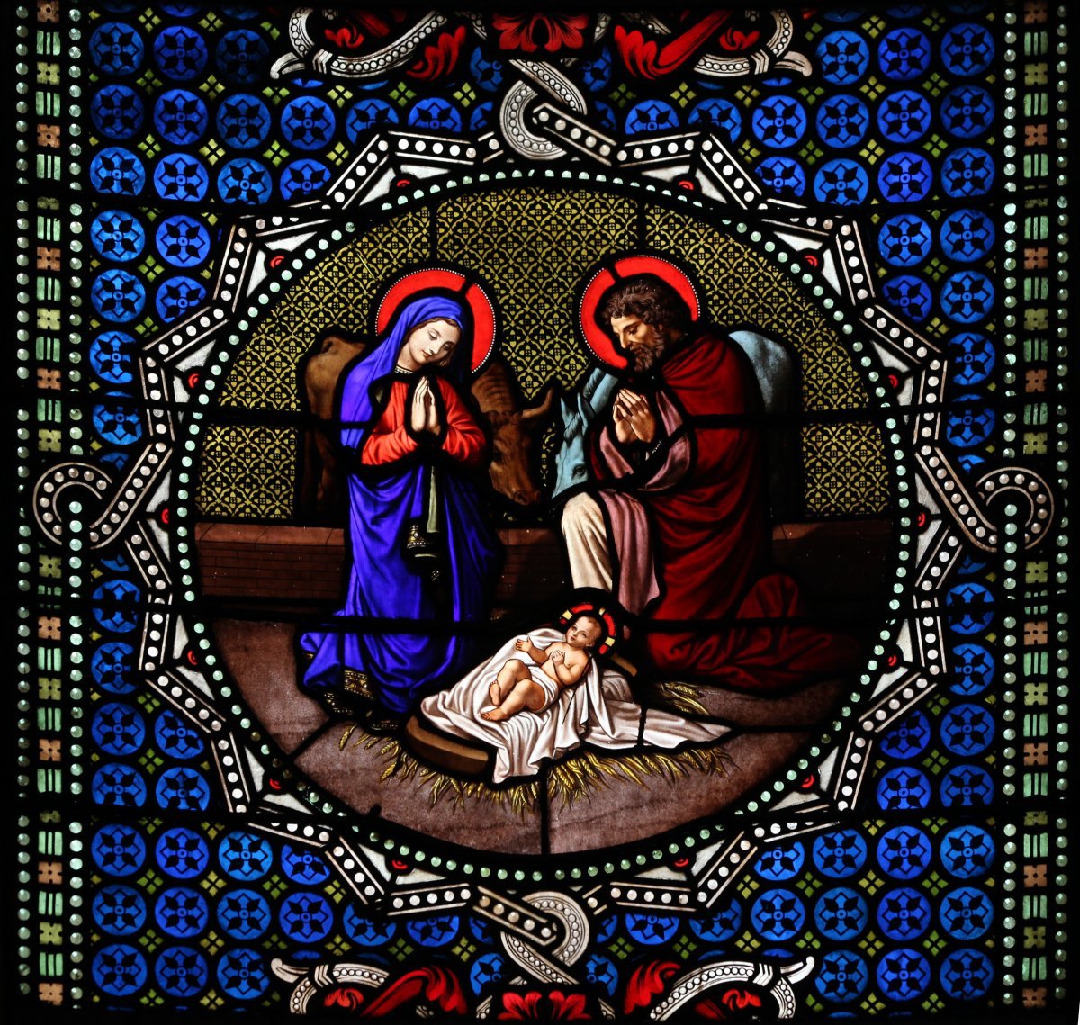 Nativité, par Charles-Raphaël Maréchal, 1866-1869, Saint-Ambroise. 