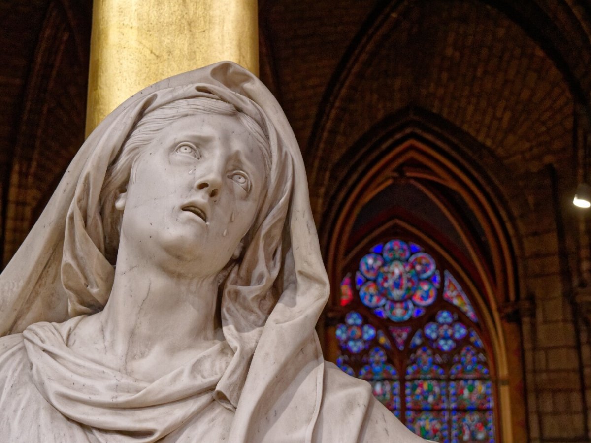 La pietà de Notre-Dame de Paris. © Yannick Boschat / Diocèse de Paris.