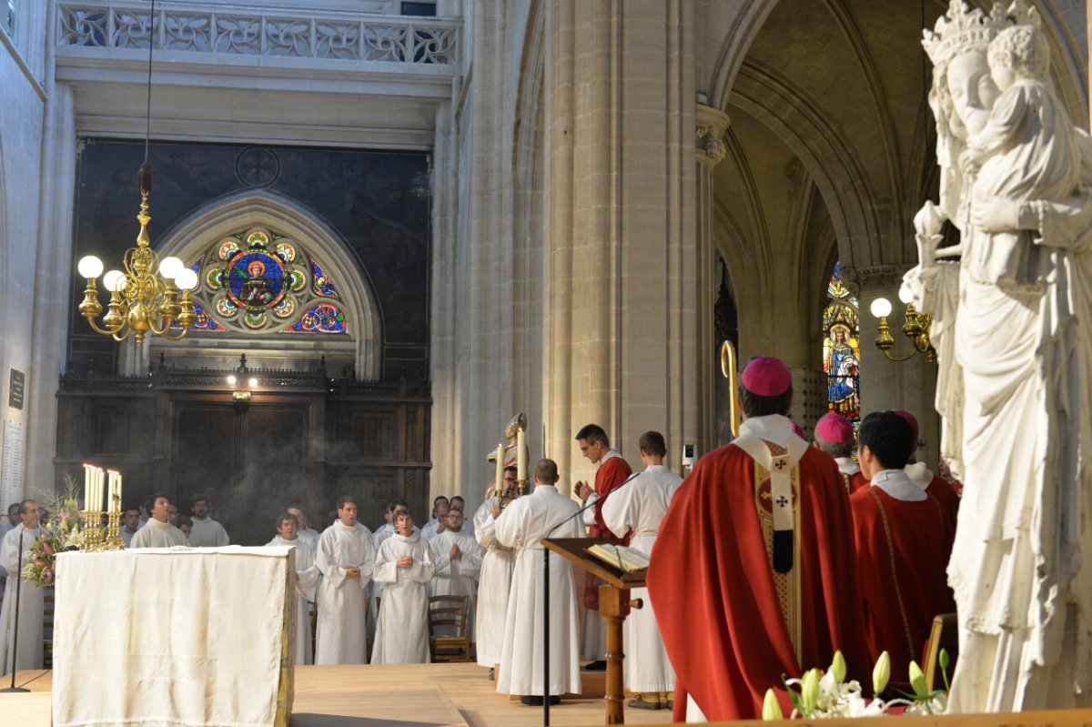 Messe de rentrée du Séminaire de Paris. © Marie-Christine Bertin / Diocèse de Paris.