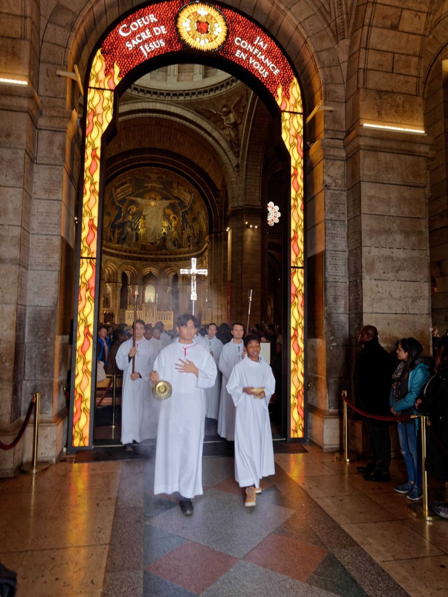 Messe d'ouverture du Jubilé du Sacré-Cœur de Montmartre. © Yannick Boschat / Diocèse de Paris.