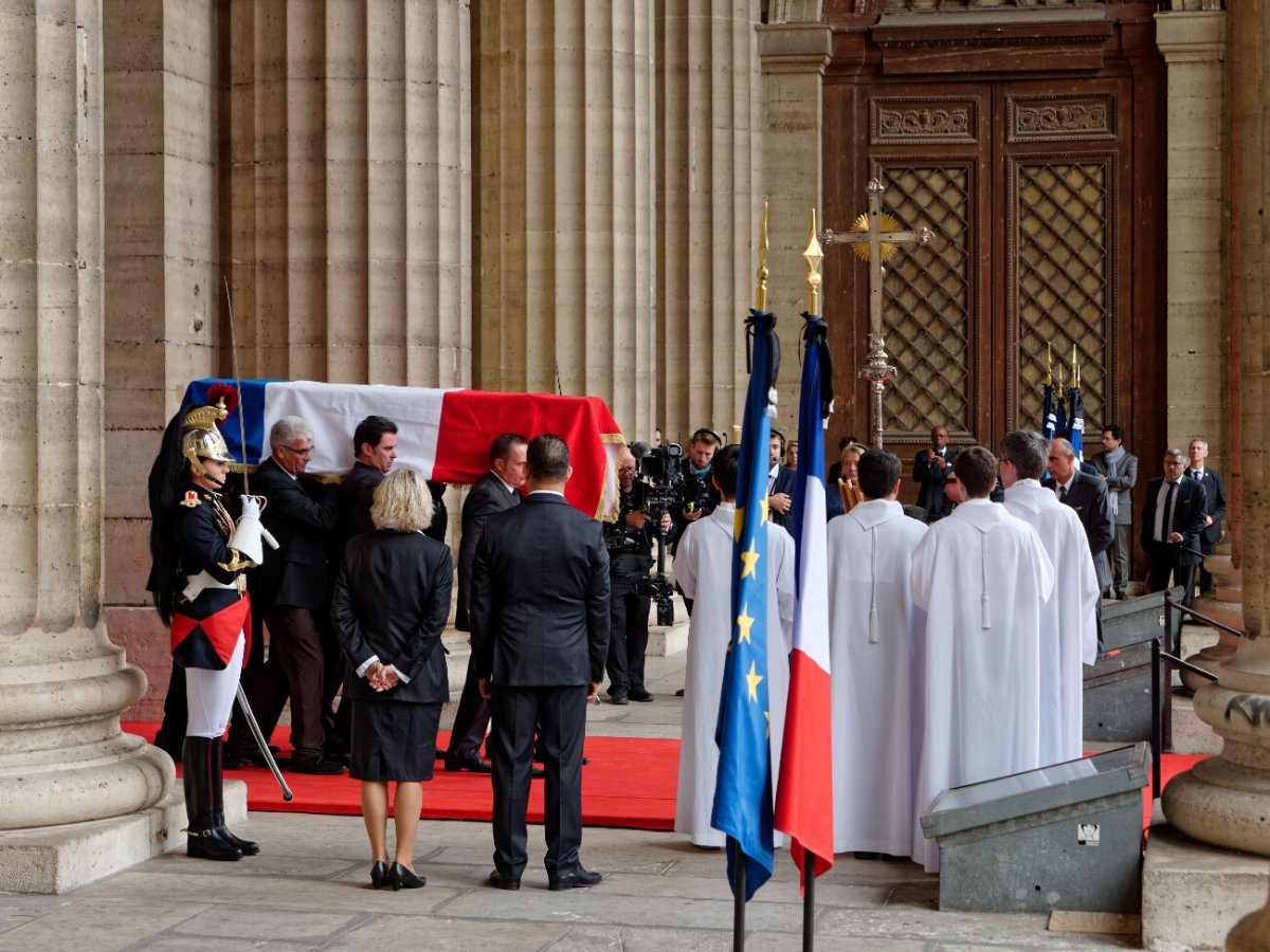 Messe des obsèques de Jacques Chirac à Saint-Sulpice. © Yannick Boschat / Diocèse de Paris.