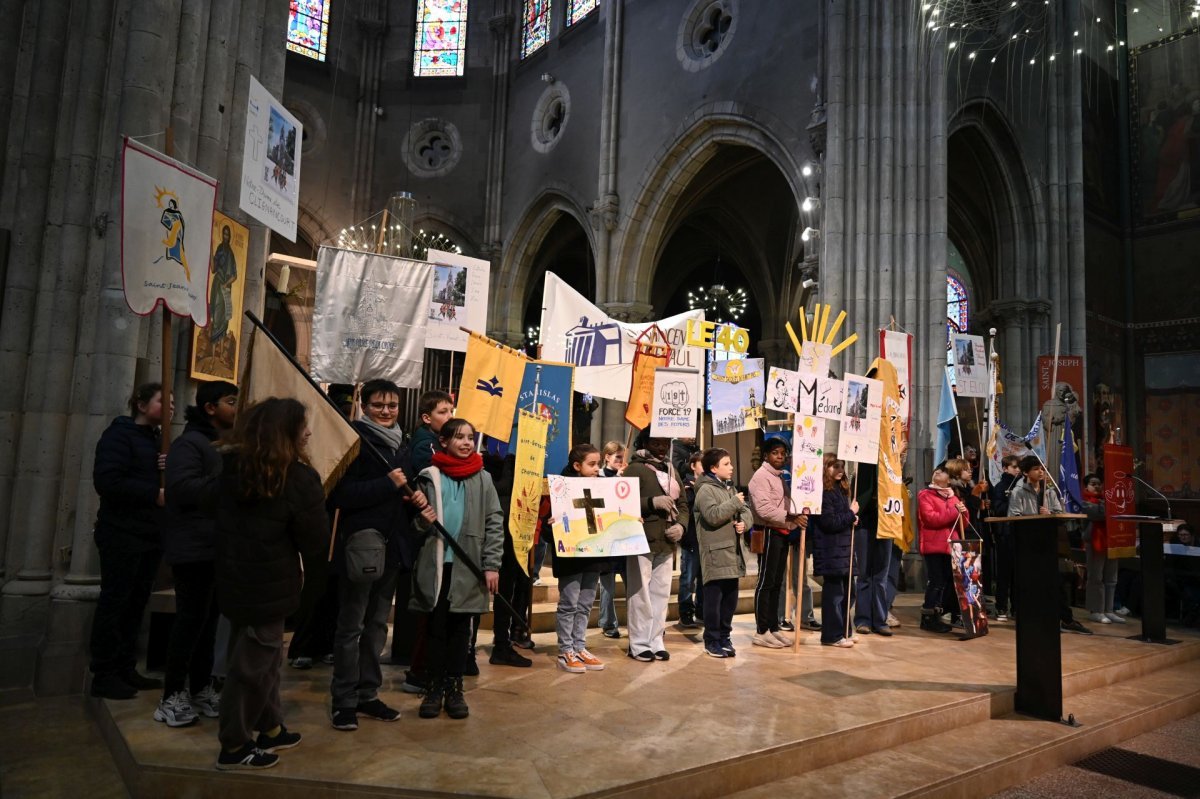 Rassemblement des 6ème 2026. © Marie-Christine Bertin / Diocèse de Paris.
