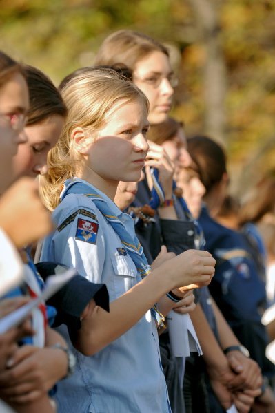 Messe du centenaire du scoutisme - 7 octobre 2007. © Esprit-photos.