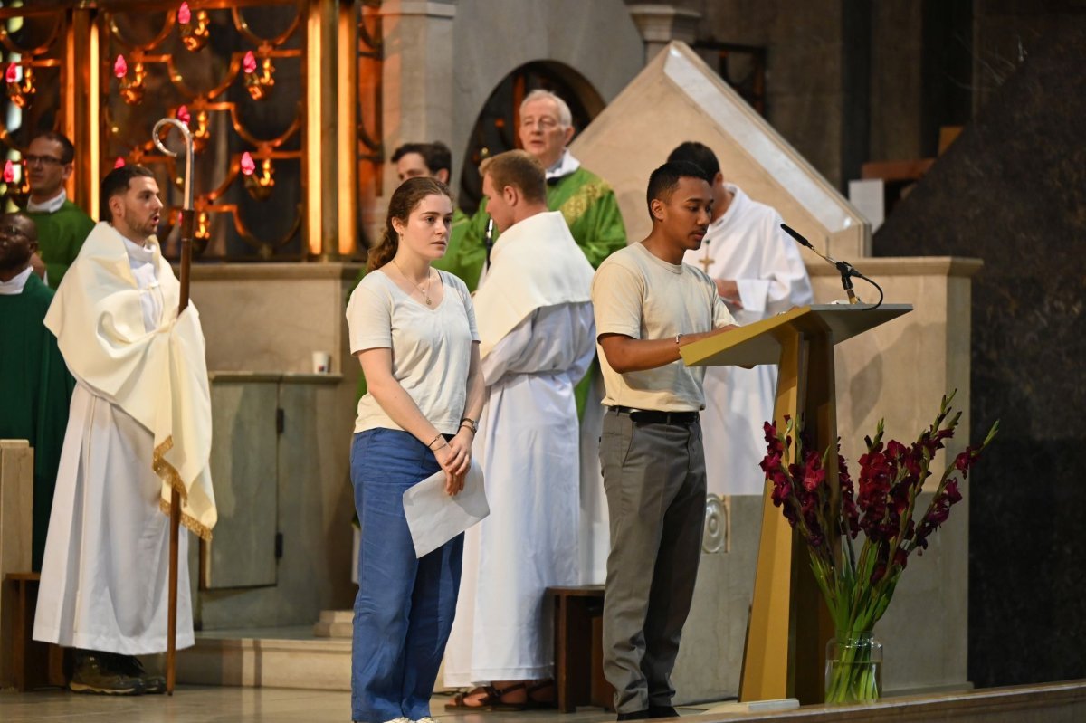 Messe d'envoi au Jubilé des jeunes. © Marie-Christine Bertin / Diocèse de Paris.