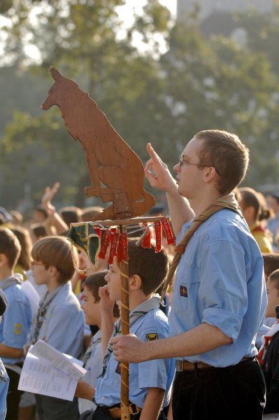 Messe du centenaire du scoutisme - 7 octobre 2007. © Esprit-photos.