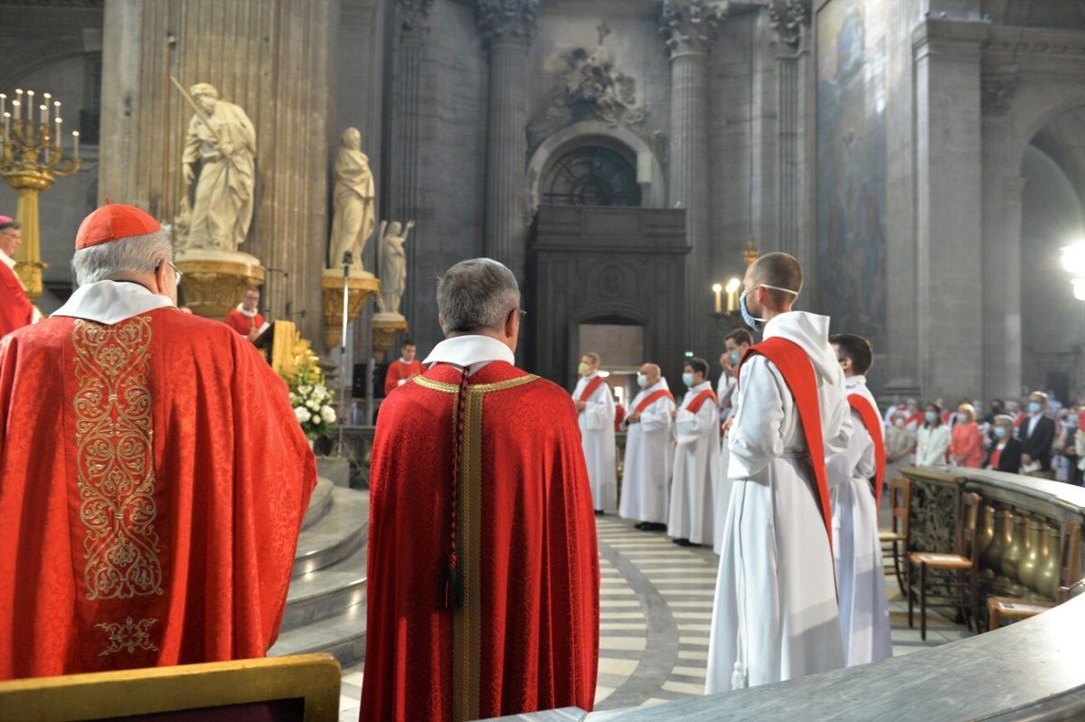 Ordinations sacerdotales 2020. © Marie-Christine Bertin / Diocèse de Paris.