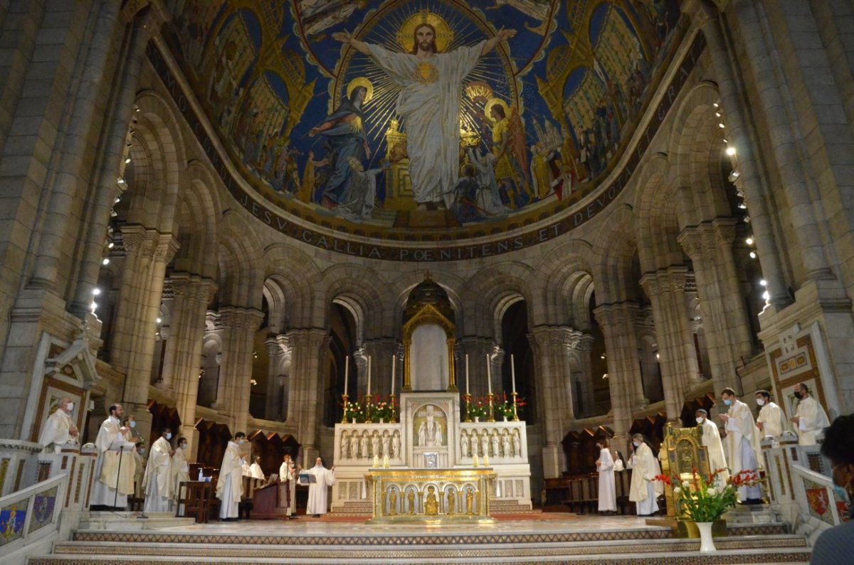 Messe des nouveaux prêtres au Sacré-Cœur de Montmartre. © Michel Pourny / Diocèse de Paris.