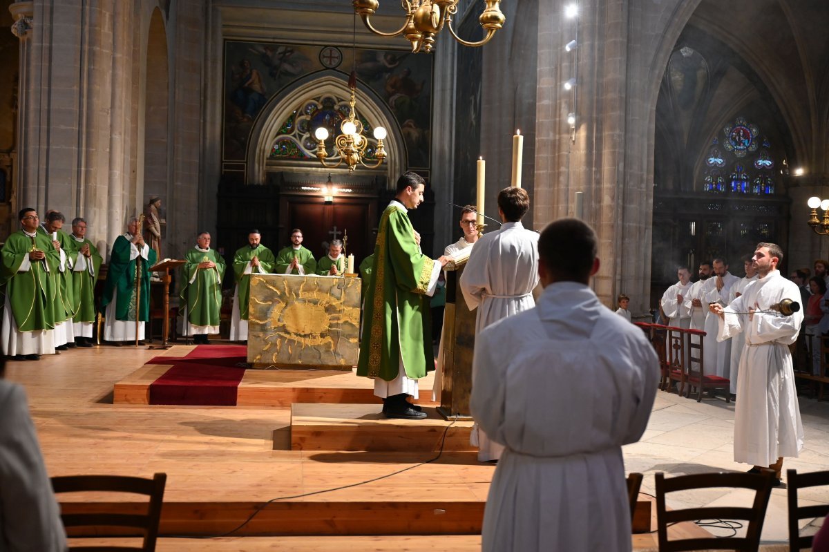 Messe de rentrée du Séminaire de Paris. © Marie-Christine Bertin / Diocese de Paris.