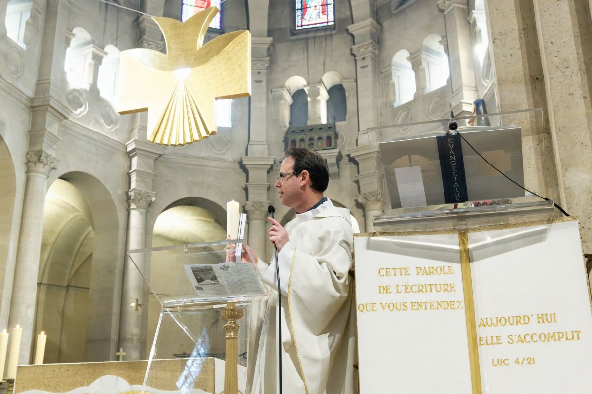 Messe dans le cadre du Festiv'art chrétien de Vaugirard. © Trung Hieu Do / Diocèse de Paris.