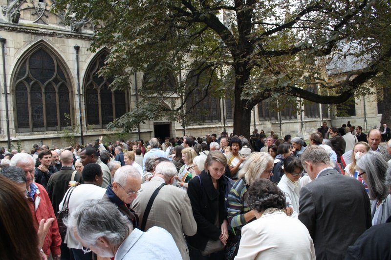 Échanges et convivialité. © Diocèse de Paris 