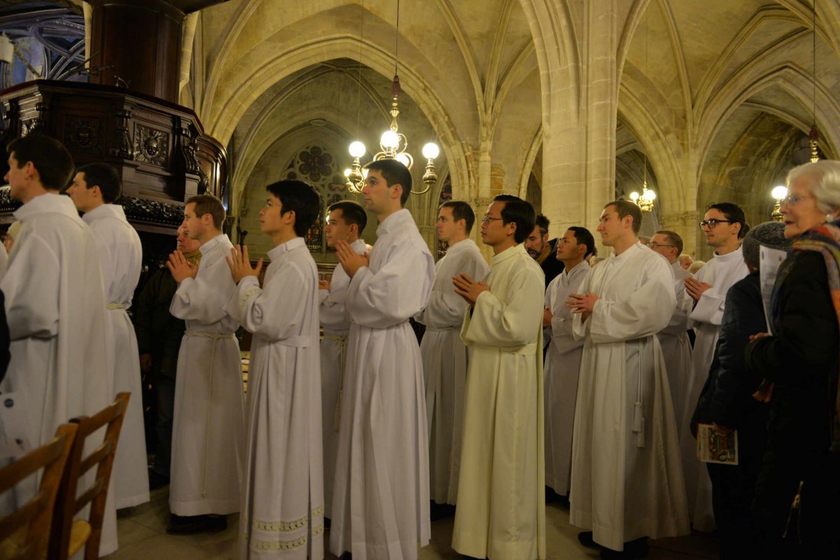 Messe de la fête du Chapitre et du Séminaire. © Marie-Christine Bertin / Diocèse de Paris.