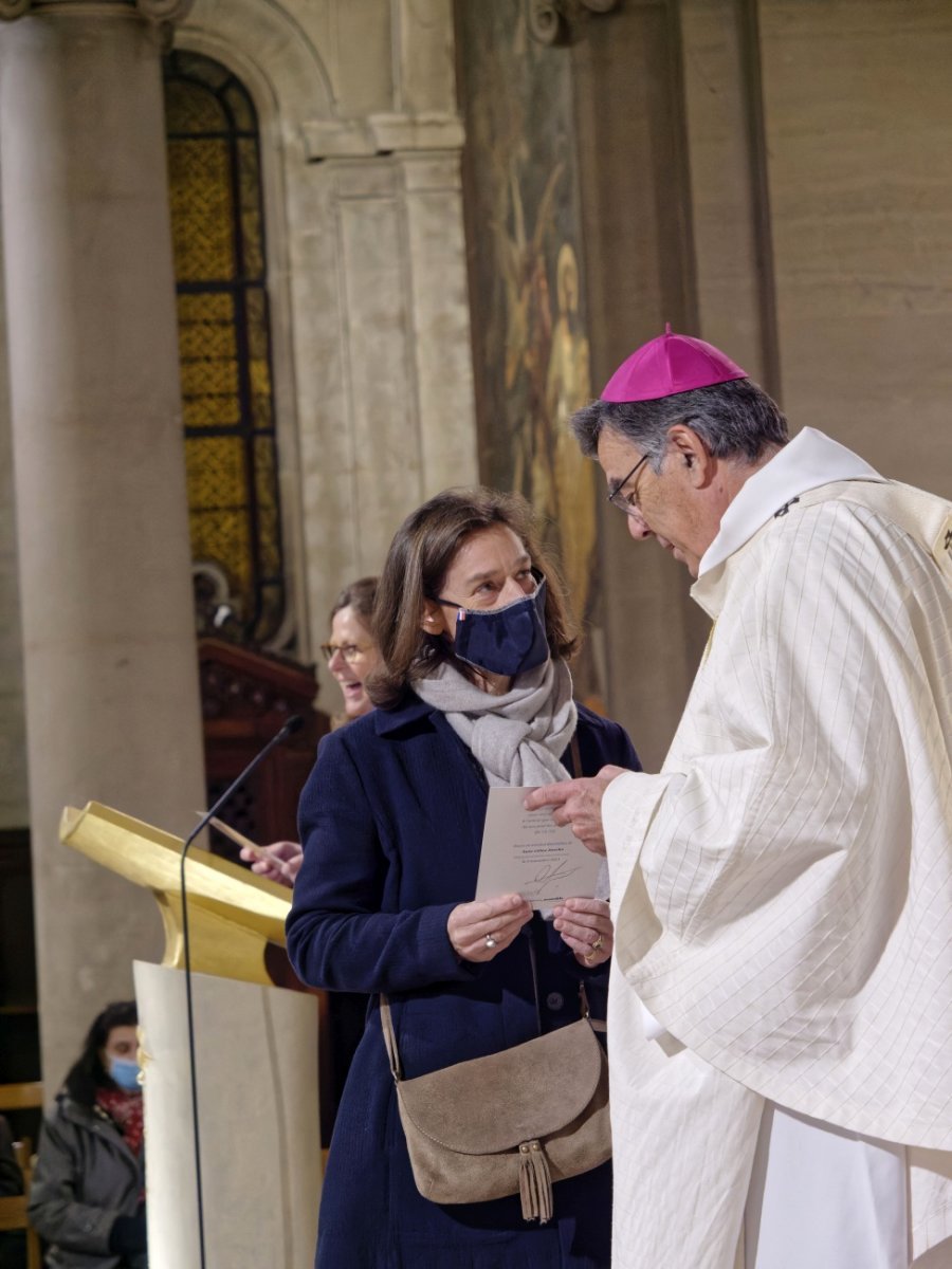 Envoi des baptisés en mission diocésaine. © Yannick Boschat / Diocèse de Paris.