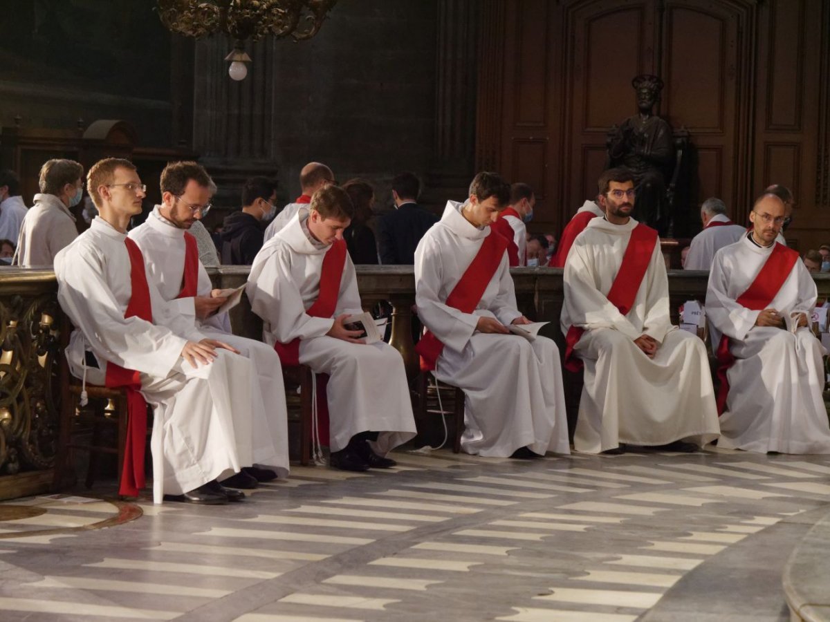 Ordinations sacerdotales 2021 à Saint-Sulpice. © Yannick Boschat / Diocèse de Paris.