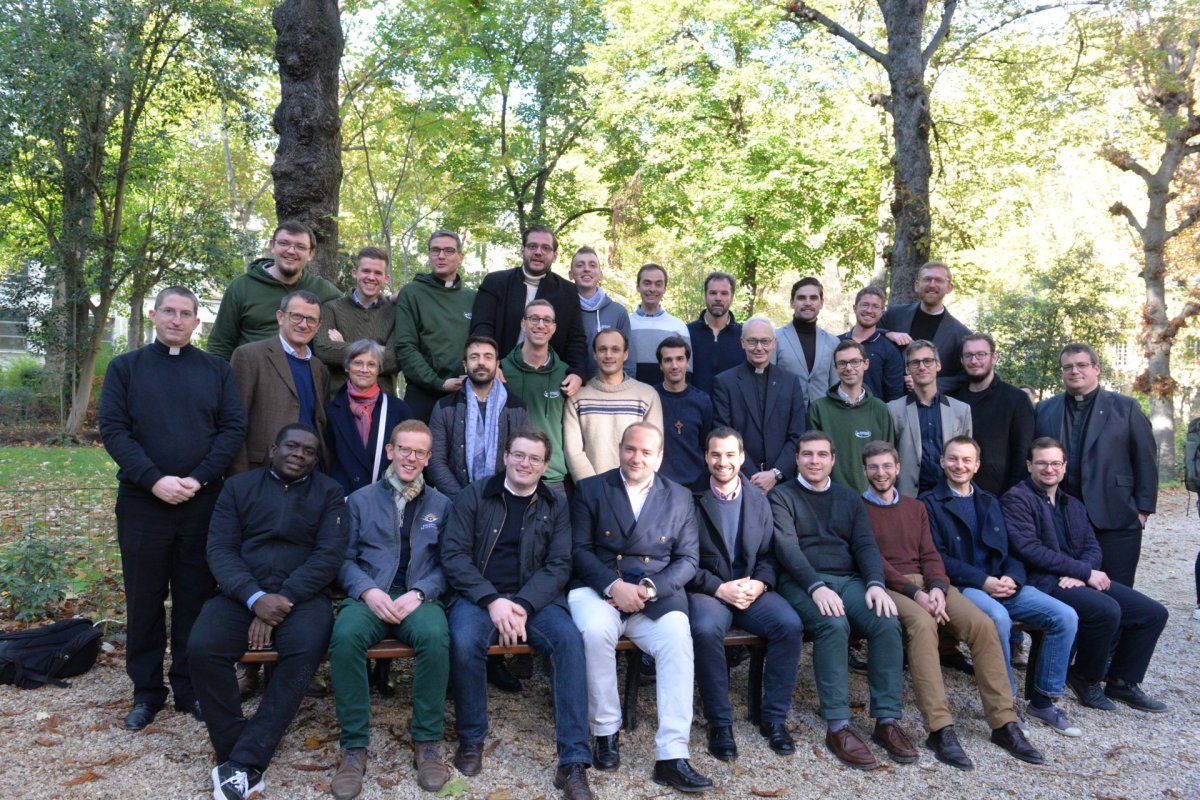 Rencontre des séminaristes d'Île-de-France. © Marie-Christine Bertin / Diocèse de Paris.