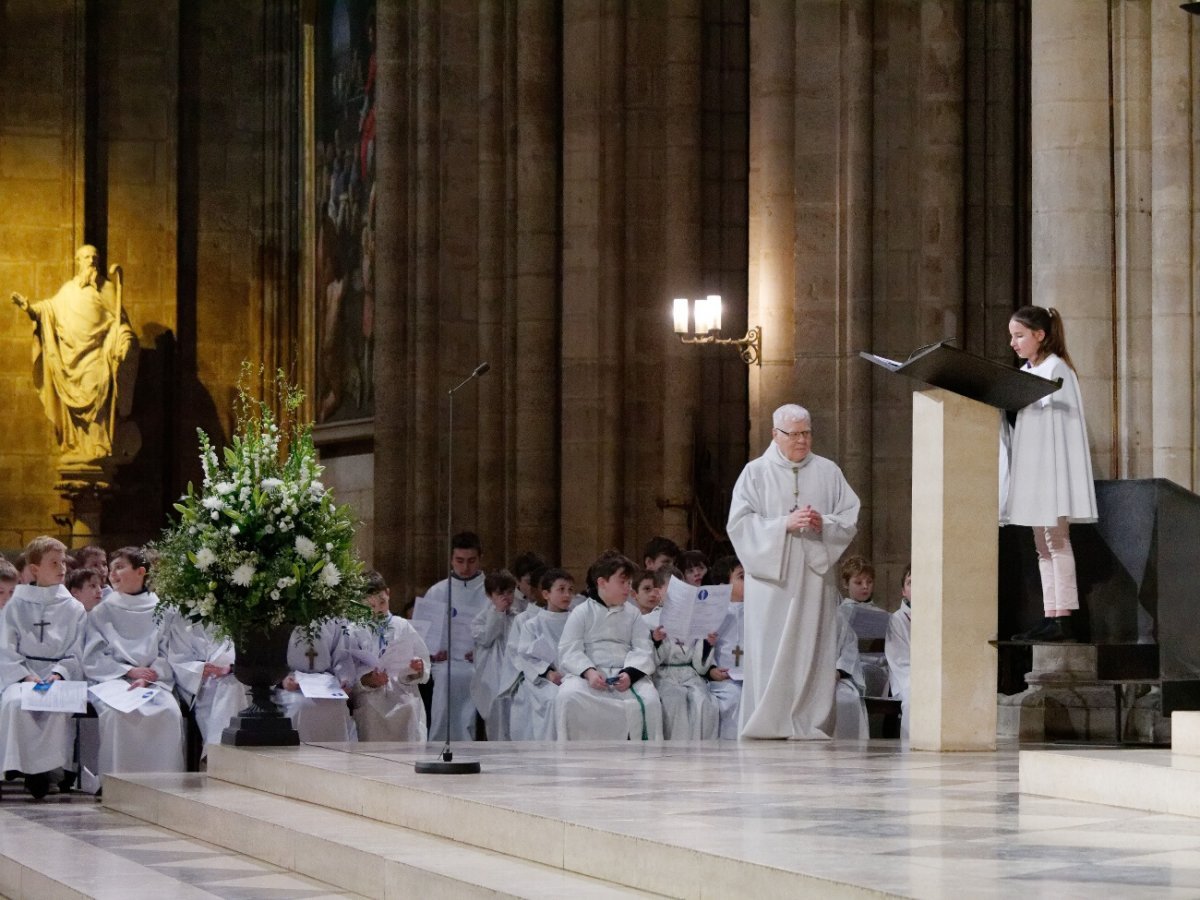 Messe à Notre-Dame de Paris. © Yannick Boschat / Diocèse de Paris.