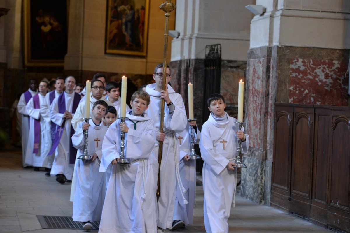 Appel décisif des jeunes catéchumènes 2019. © Marie-Christine Bertin / Diocèse de Paris.