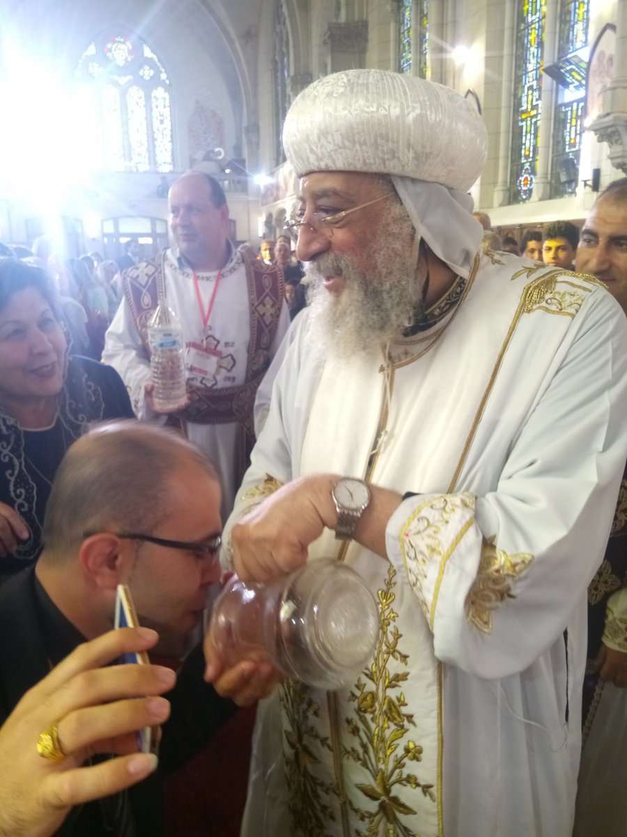 Visite de sa sainteté le pape Tawadros II. © P. Bascoul / Diocèse de Paris.