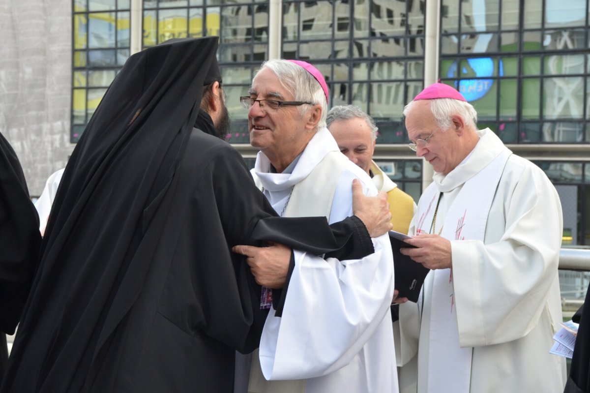 Rassemblement “Pâques 2017” à La Défense. © Michel Pourny.