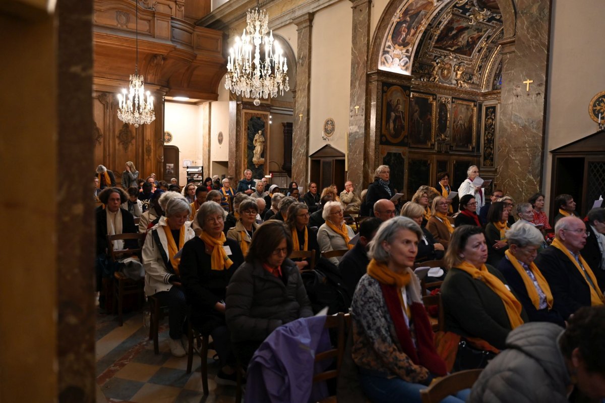 Messe de rentrée en la fête de la Saint-Luc 2023. © Marie-Christine Bertin / Diocèse de Paris.