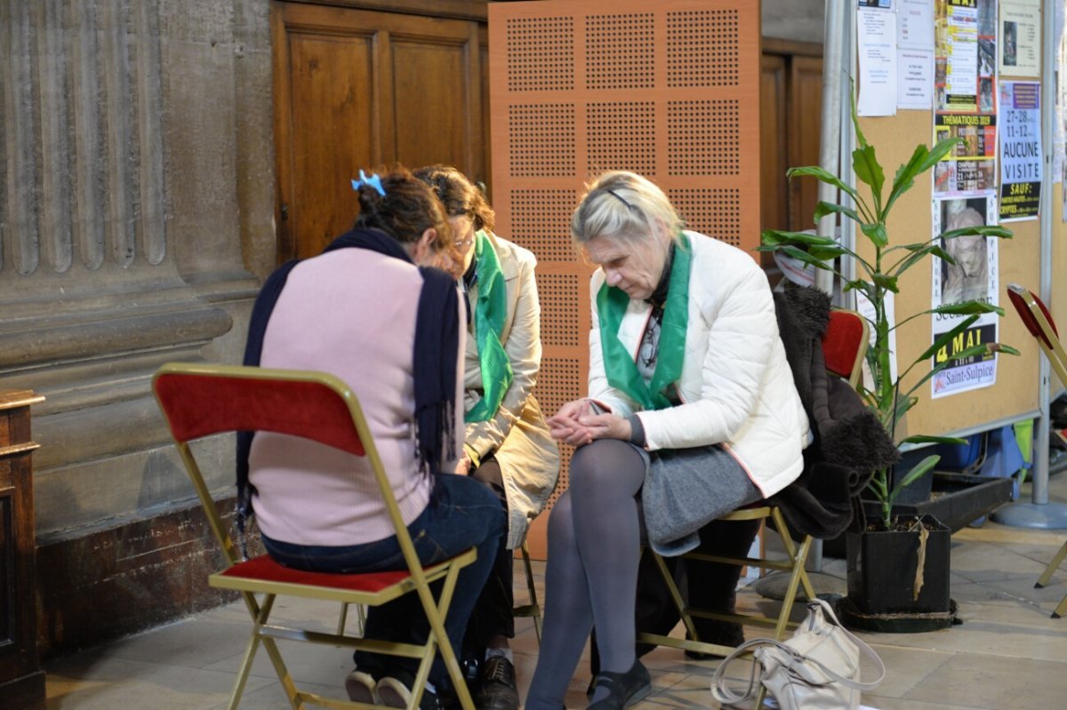 Prière de guérison et de délivrance. © Marie-Christine Bertin / Diocèse de Paris.