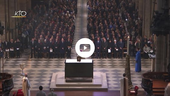 Messe à Notre-Dame de Paris suite à l'attentat du 20 avril 2017