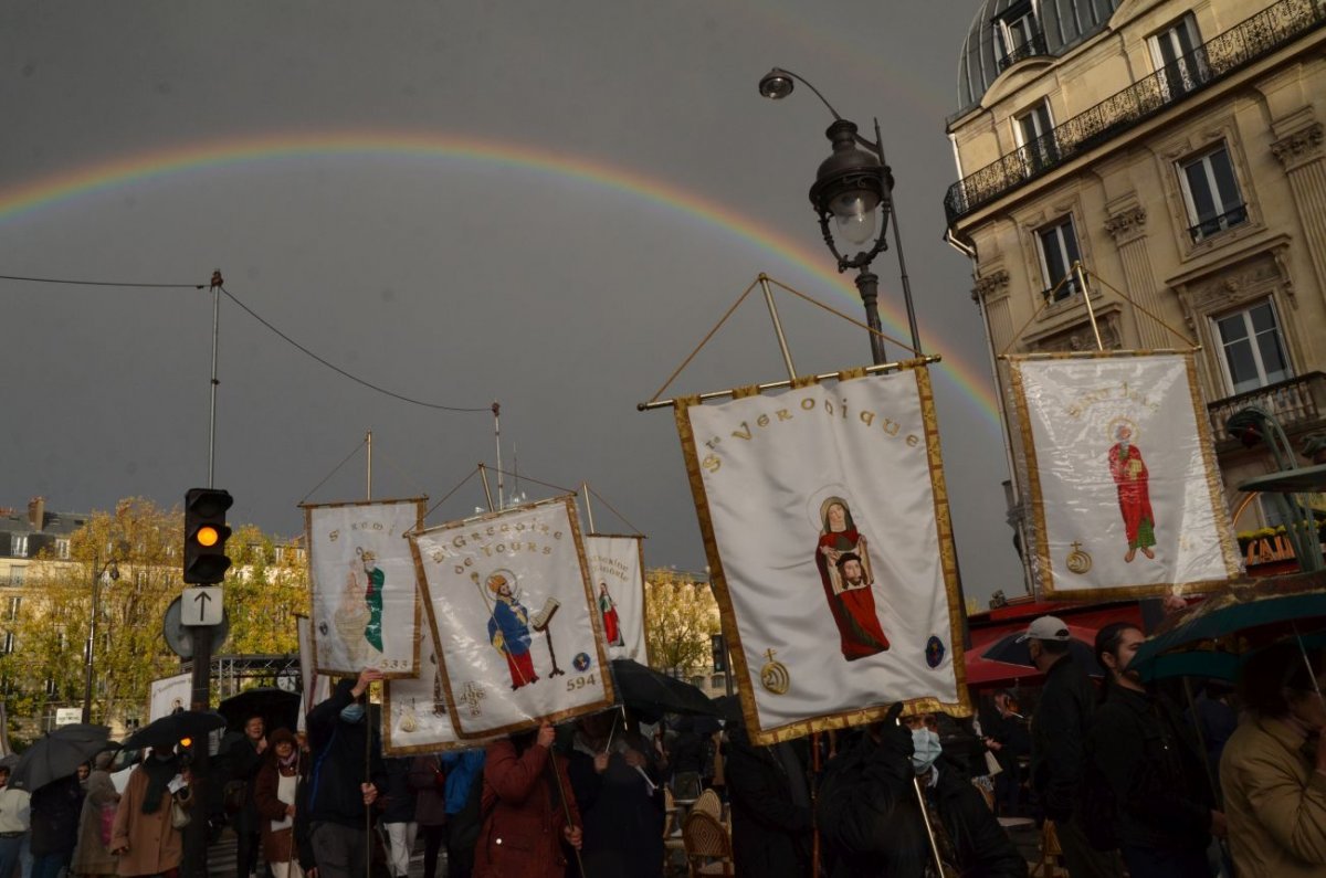 Procession de la Toussaint 2021. © Michel Pourny.