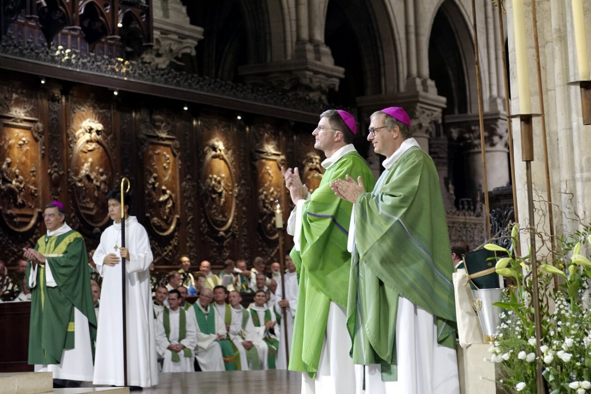 Messe d'action de grâce pour les ministères de Mgr Jérôme Beau et de (…). © Trung Hieu Do / Diocèse de Paris.