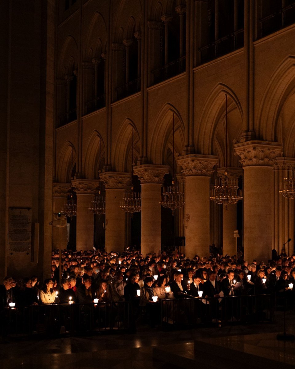 Vigile pascale 2026 à Notre-Dame de Paris (4e). © Liam Hoarau / Diocèse de Paris.