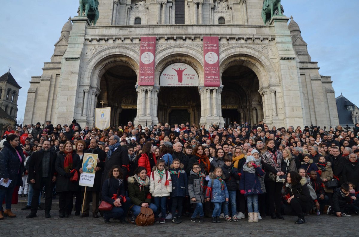 Montée jubilaire des chrétiens d'Orient. © Michel Pourny / Diocèse de Paris.