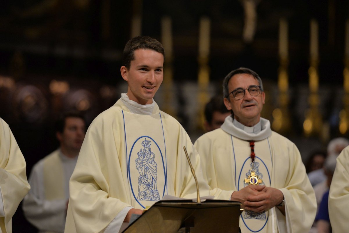 Messe des nouveaux prêtres à Notre-Dame des Victoires. © Marie-Christine Bertin / Diocèse de Paris.