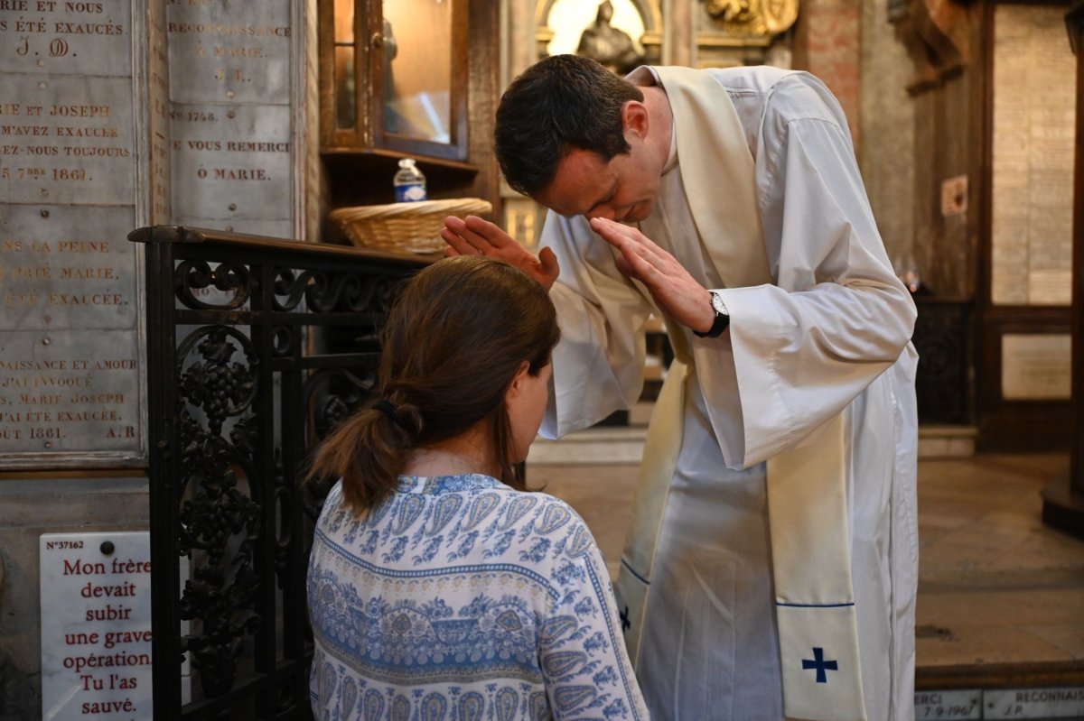 Messe des nouveaux prêtres à Notre-Dame des Victoires. © Marie-Christine Bertin / Diocèse de Paris.